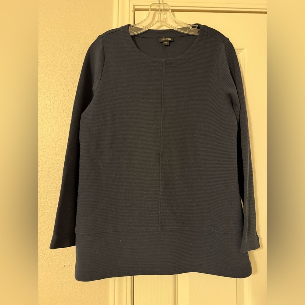 J. Jill Navy Long Sleeve Top